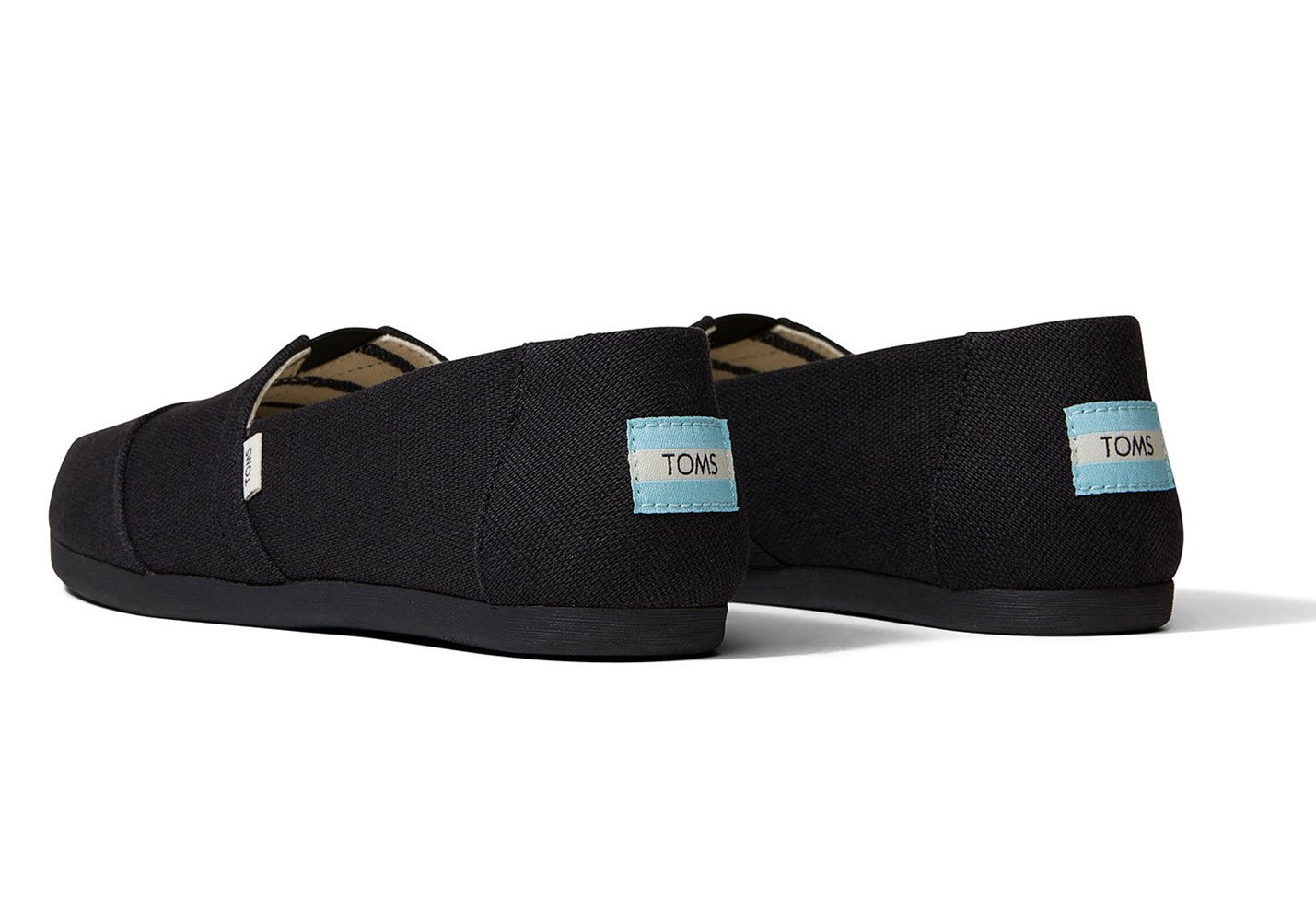 Toms Alpargata Heritage Canvas Espadrille Black - Womens - 95623-WVOG